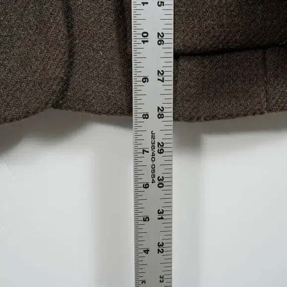 Vintage Women’s Wool Blazer Brown Union Made USA Size 10 Tailored Fit - Picture 10 of 13